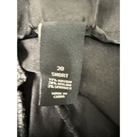 Lane Bryant Charcoal Gray Dress Pants Women's Wide Leg Size 20 Short - Picture 5 of 6